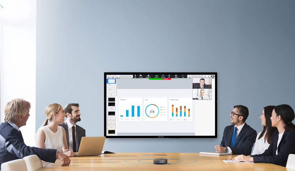 ビデオ会議の様子