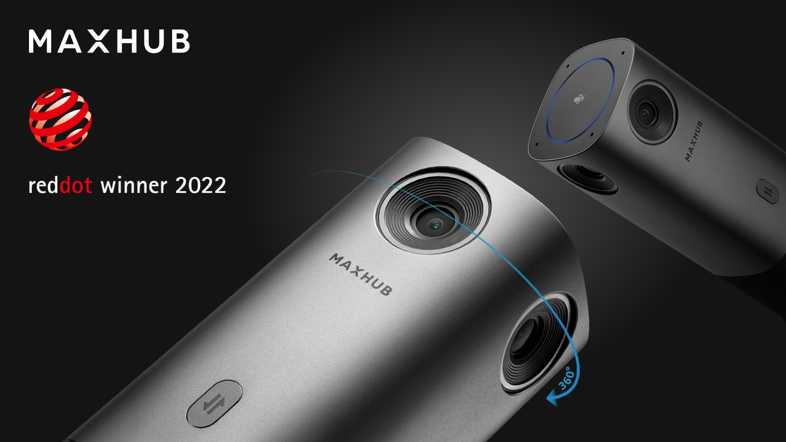 The MAXHUB UC M40 camera receives the Red Dot Design Award